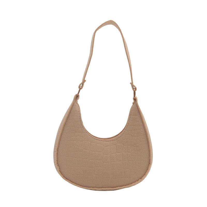 Fashionable Crocodile Embossed Hobo Bag — product view 5