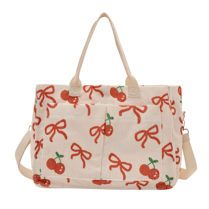 Charming Fruit-Print Tote Bag — product view 7