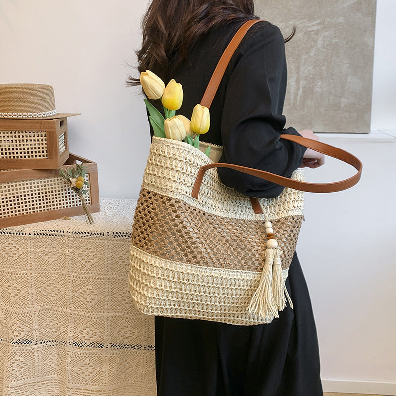Stylish Macramé Shopping Bag LoungeYard — product view 2