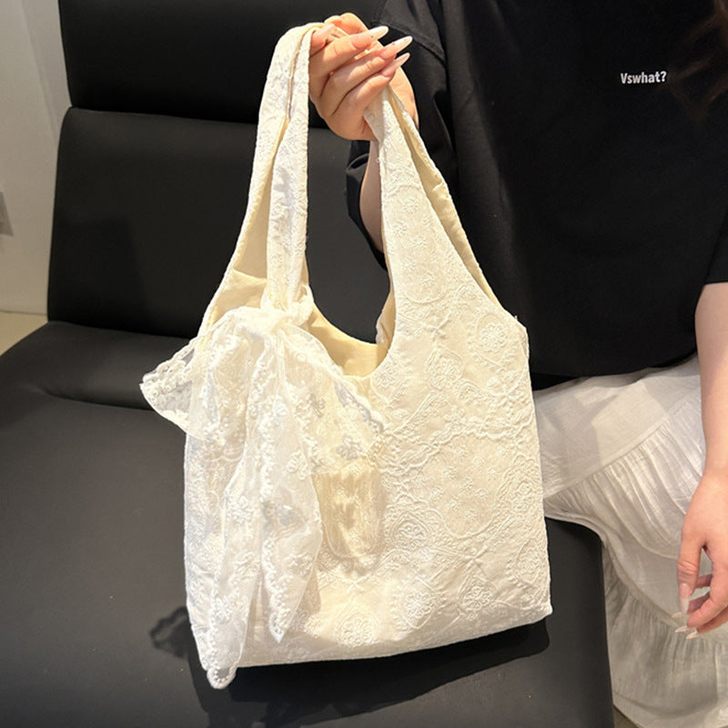 Elegant Lace Detail Handbag — product view 3
