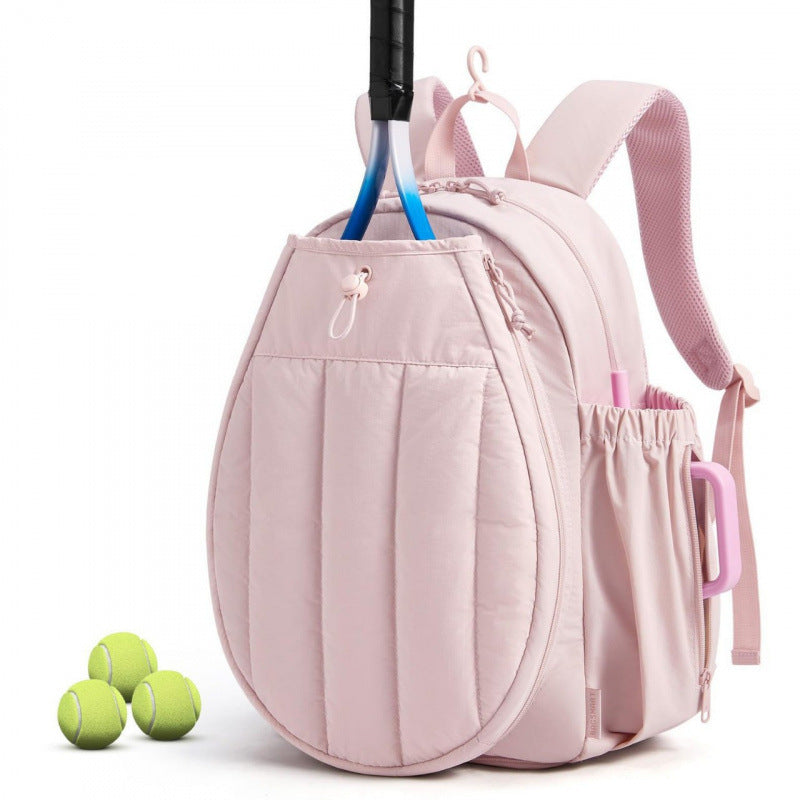 Sporty tennis backpack with insulated compartment LoungeYard — product view 5