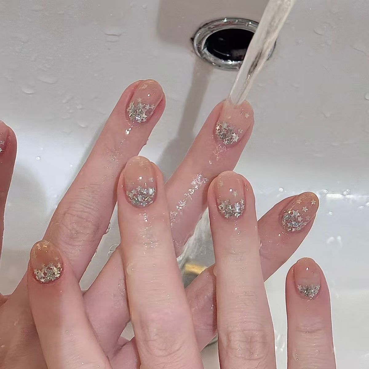 Glittery Starry Nail Art — product view 1
