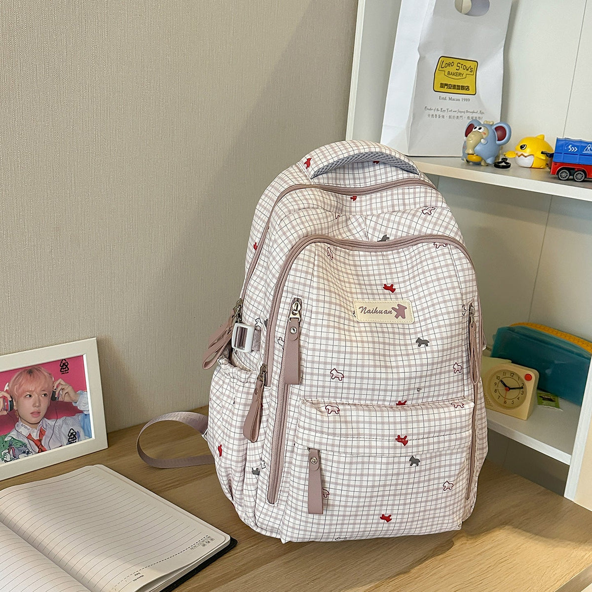 Adorable Themed School Backpack LoungeYard — product view 7