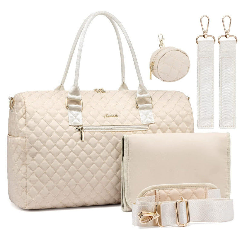 Sophisticated Quilted Travel Tote Set LoungeYard — product view 7