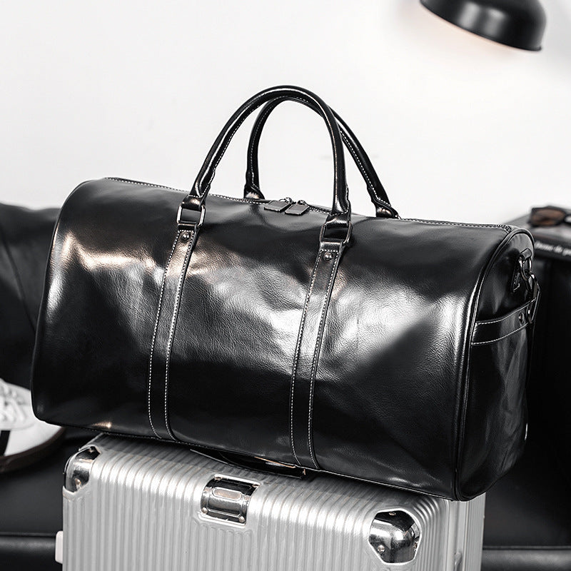 Elegant Leather Travel Bag LoungeYard — product view 2