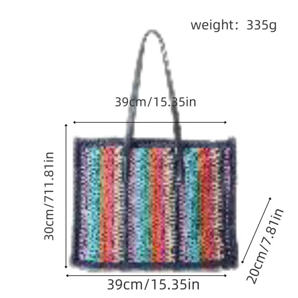 Multifunctional Bast Beach Bag LoungeYard — product view 5