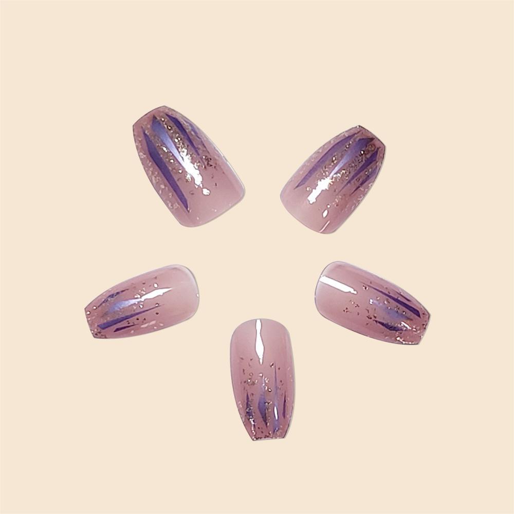 Sparkly Glitter Gel Nail Extensions — product view 2