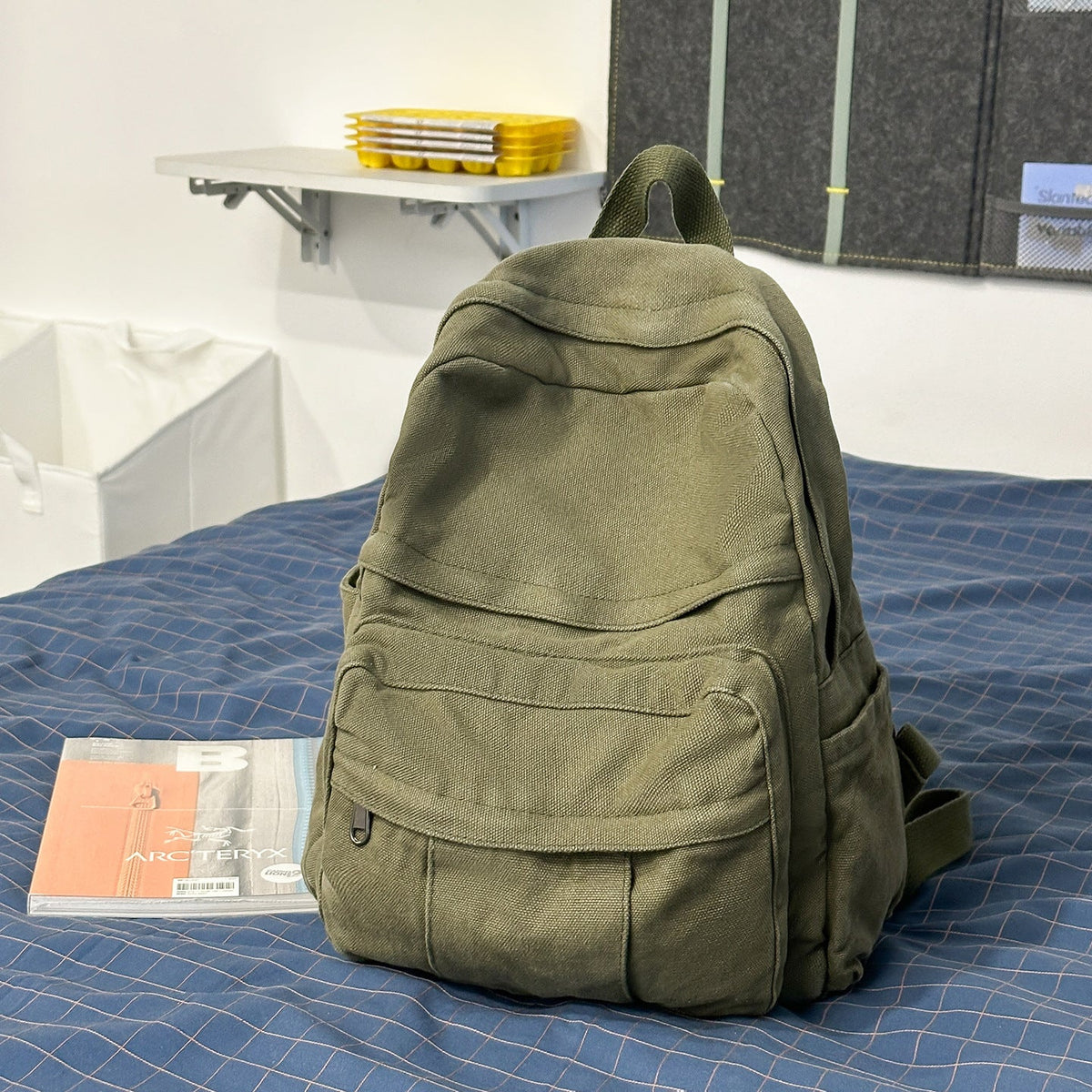 Durable Canvas Backpack LoungeYard 1791205779 — product view 7