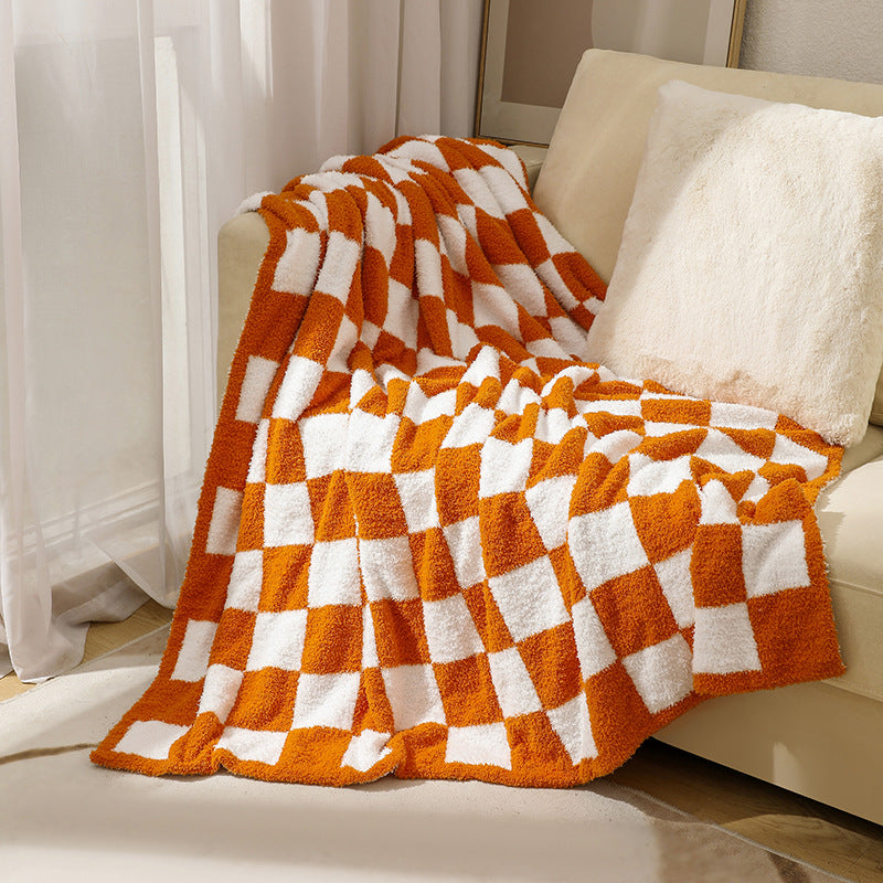 Cozy Checkerboard Fleece Blanket — product view 3