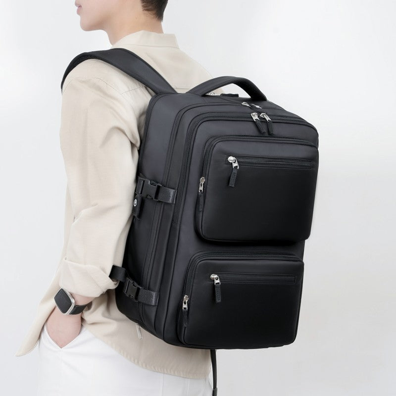 Versatile Dual-Layer Laptop Backpack LoungeYard — product view 3