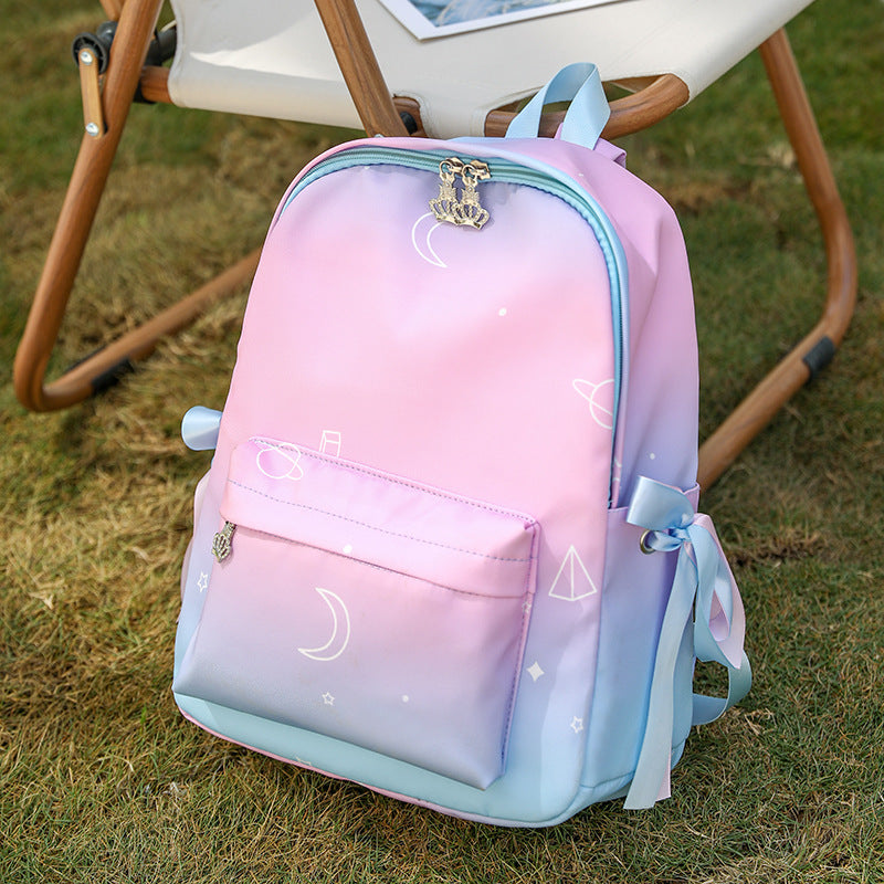 Stylish Galaxy Print Backpack LoungeYard — product view 3