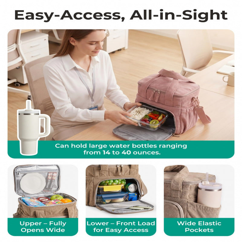 Insulated Multi-Functional Lunch Bag LoungeYard — product view 3