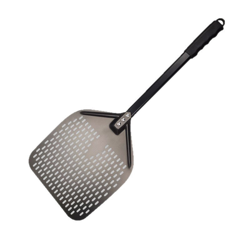 Perforated Lightweight Aluminum Pizza Peel with Folding Handle and NonSlip Grip LoungeYard — product view 4
