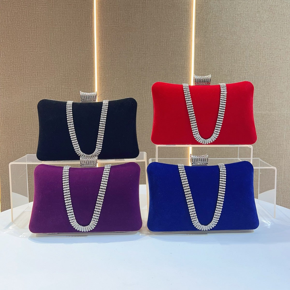 Luxurious Velvet Evening Handbag — product view 4