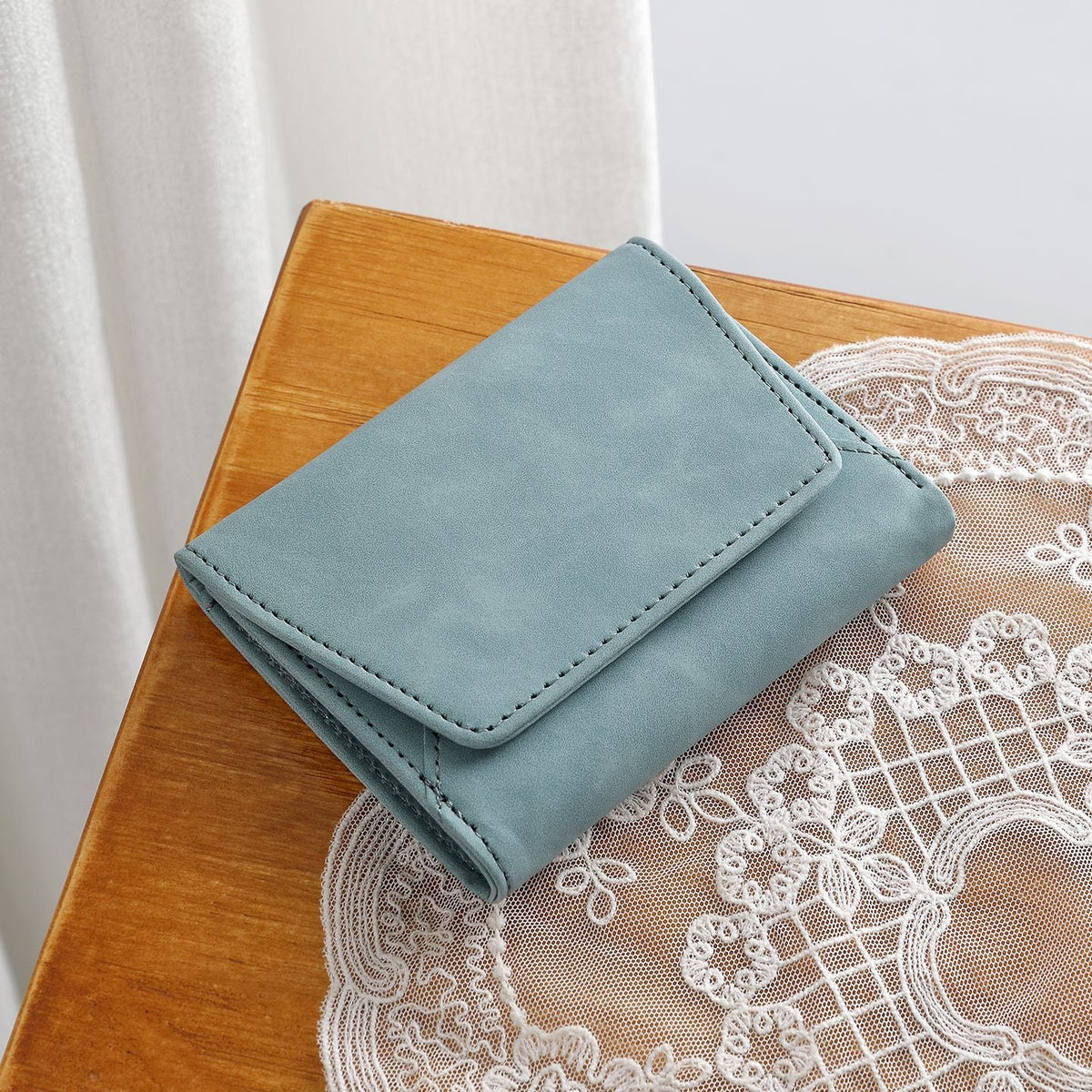 Soft Suede Trifold Wallet — product view 2