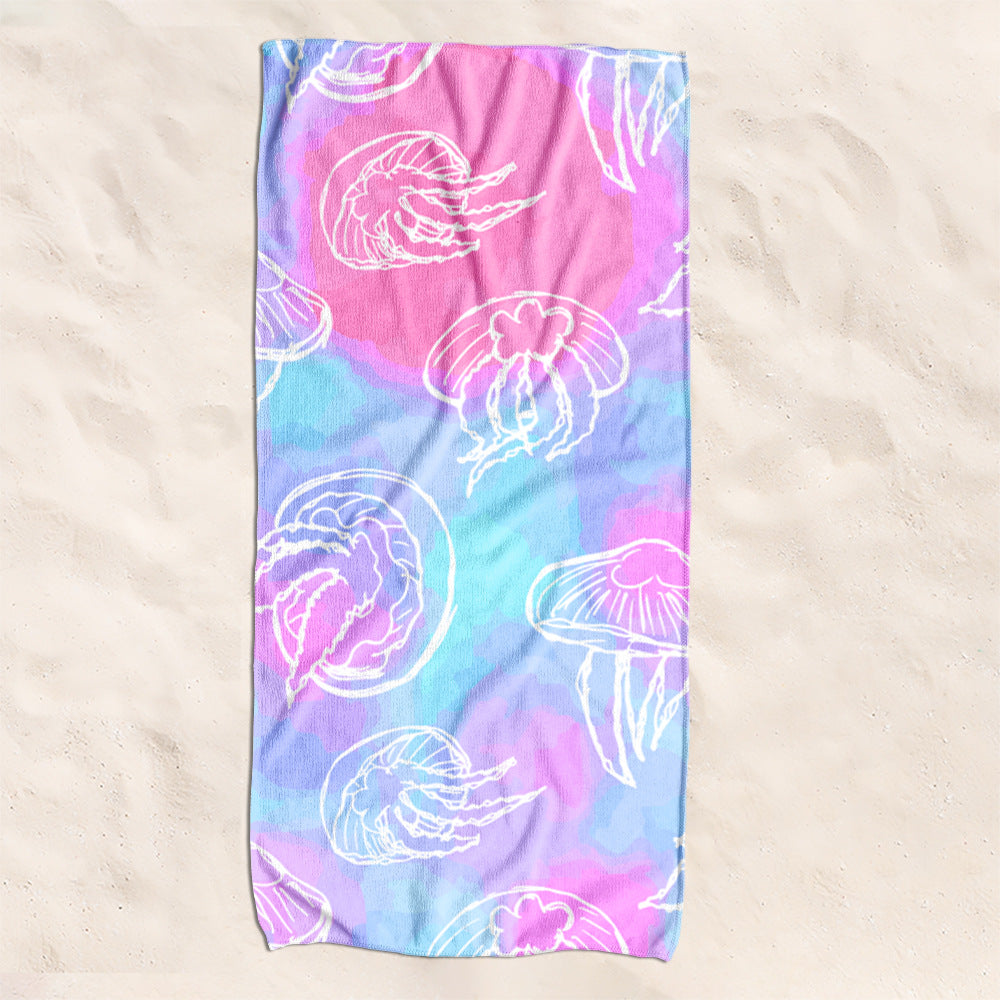 Beach towel with creative turtle pattern LoungeYard — product view 7