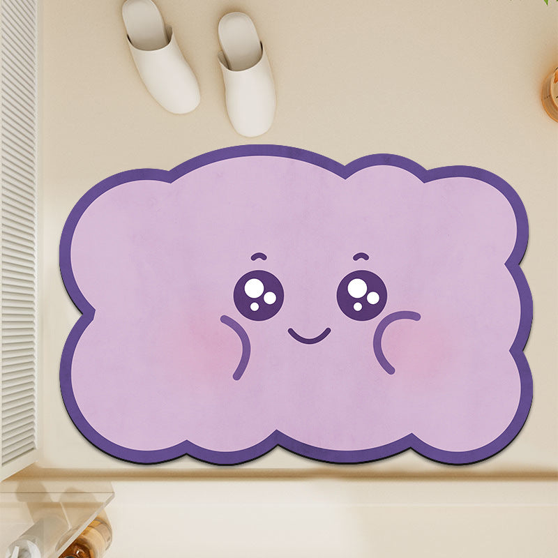 Playful Cloud-Shaped Bath Mat — product view 6