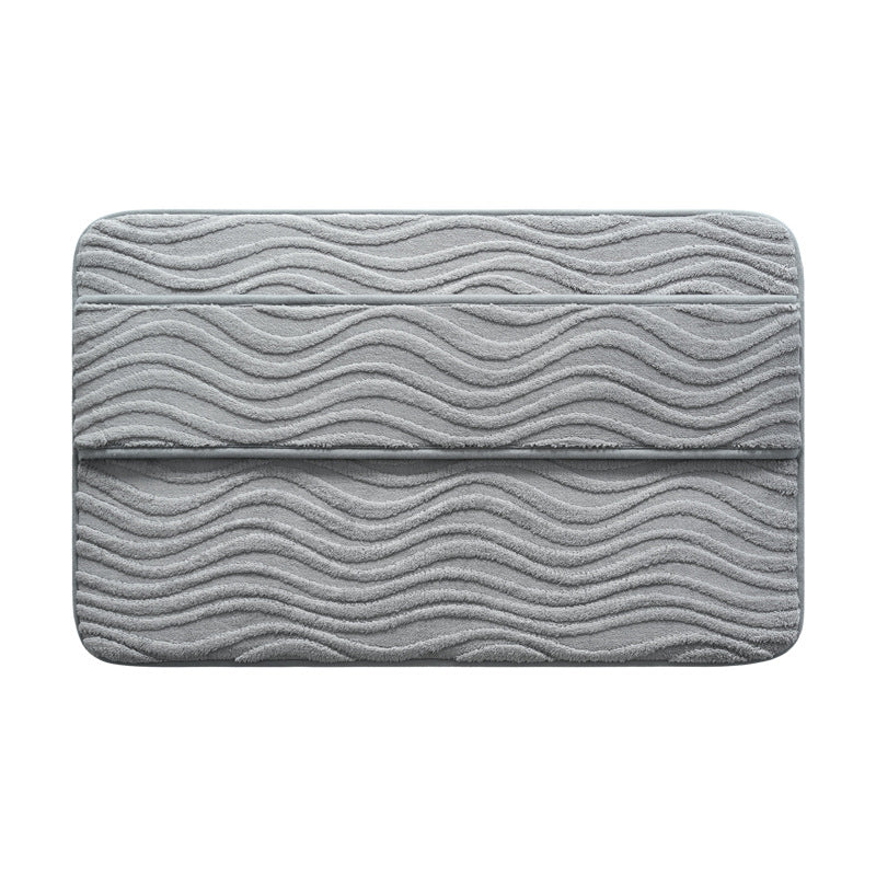 Contoured Memory Foam Bath Mat Bowlift — product view 1