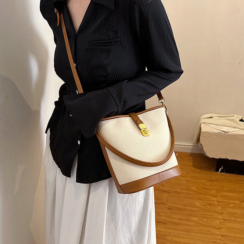 Chic Structured Bucket Bag LoungeYard — product view 3