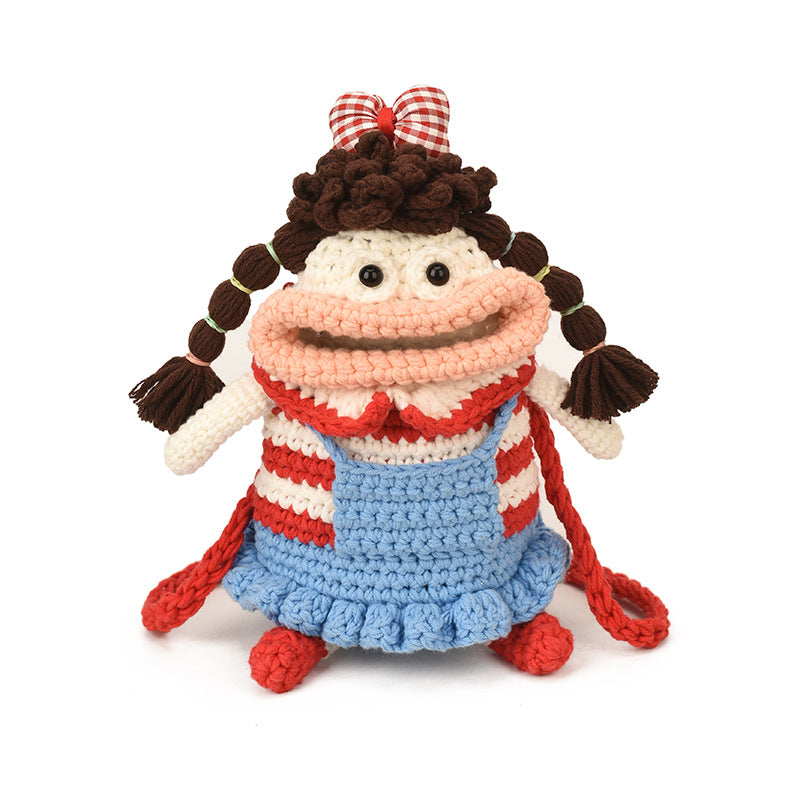 Creative Crochet Doll Handbag — product view 5