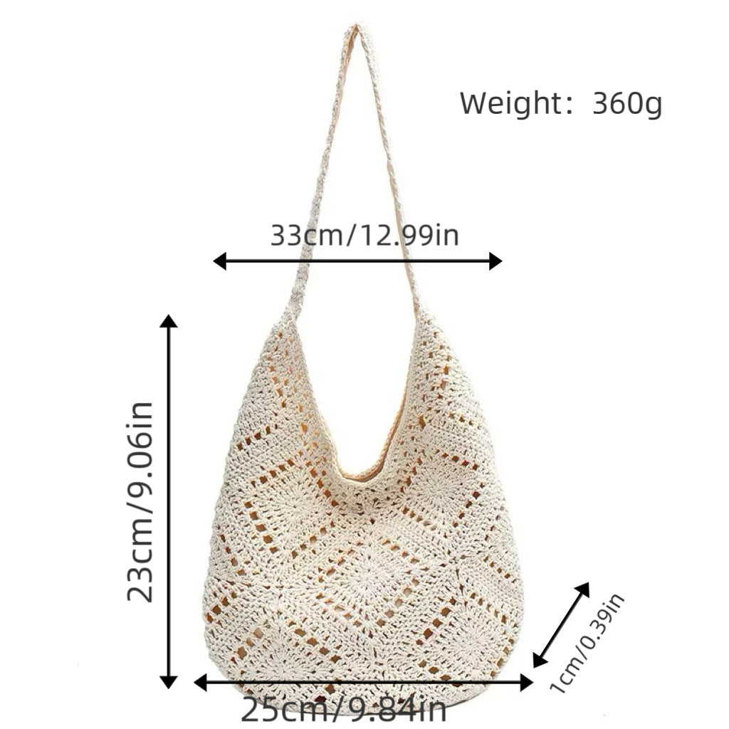 Hand-knotted shoulder bag LoungeYard — product view 7