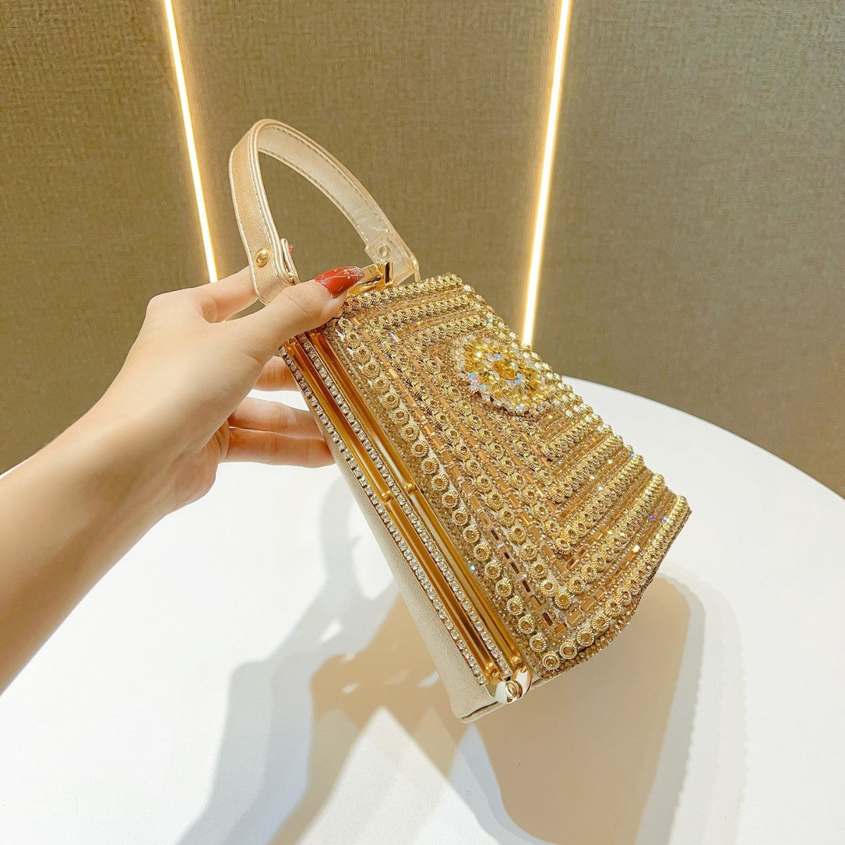 Embellished Handheld Evening Purse — product view 2