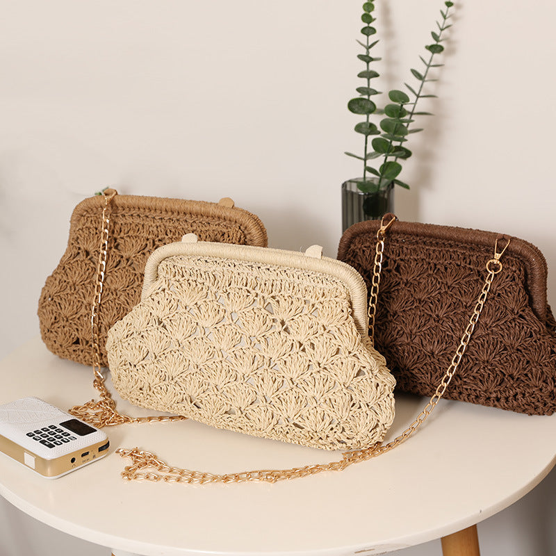 Handcrafted Macrame Shoulder Bag LoungeYard — product view 1