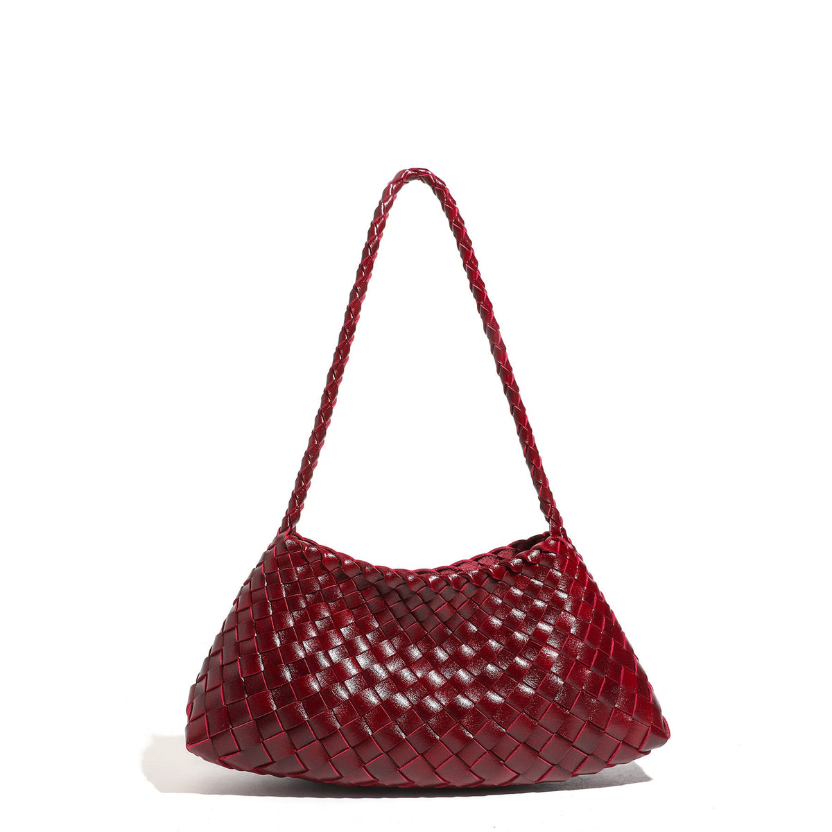 Textured Woven Shoulder Bag LoungeYard — product view 7