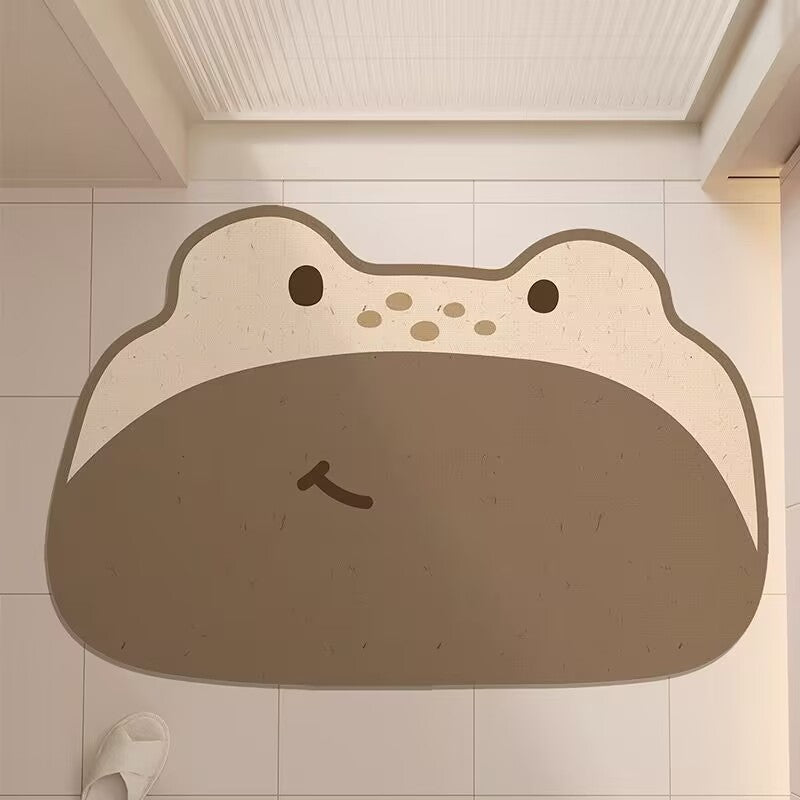 Cute Hippo-Shaped Bath Mat — product view 5