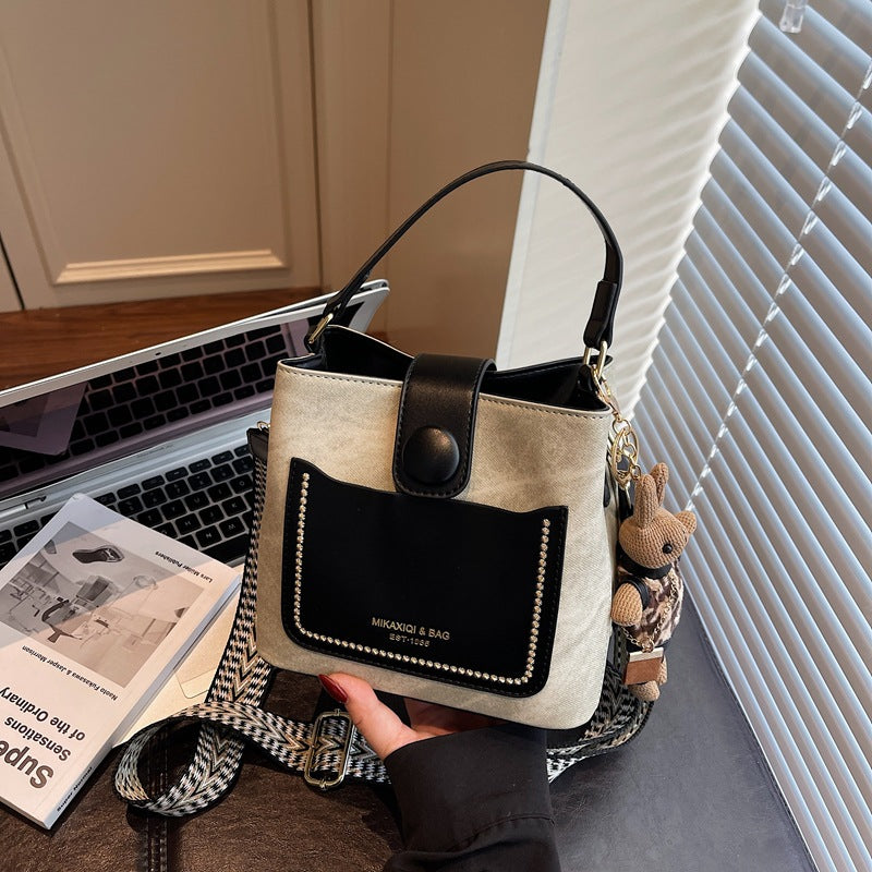 Chic Structured Mini Bucket Bag LoungeYard — product view 1