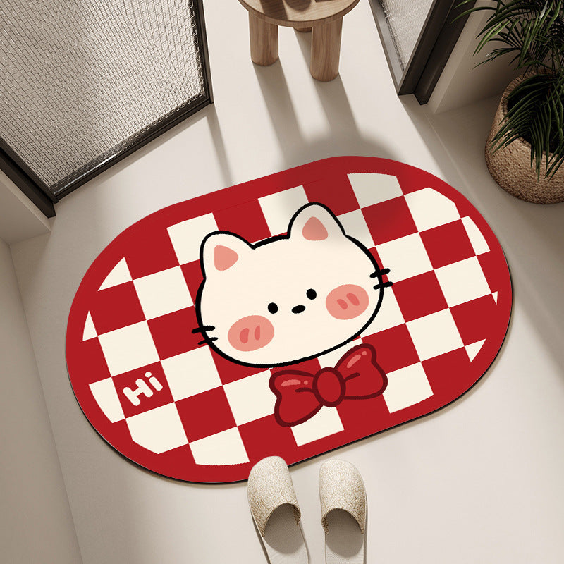 Cartoon Character Bathroom Mat — product view 4