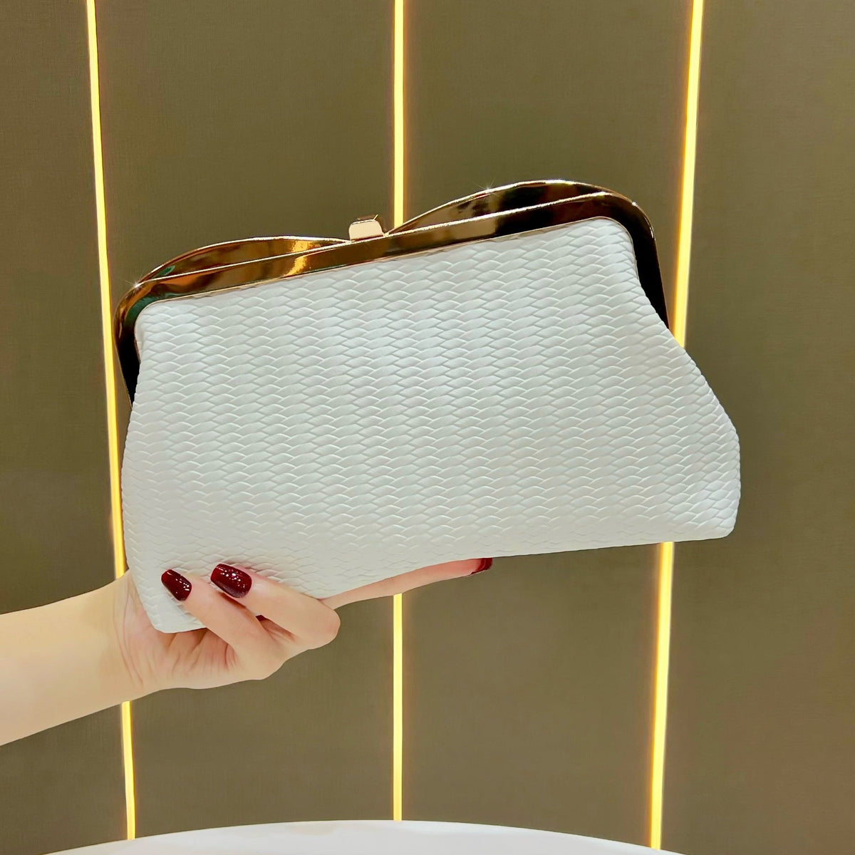 Elegant Textured Evening Purse — product view 4