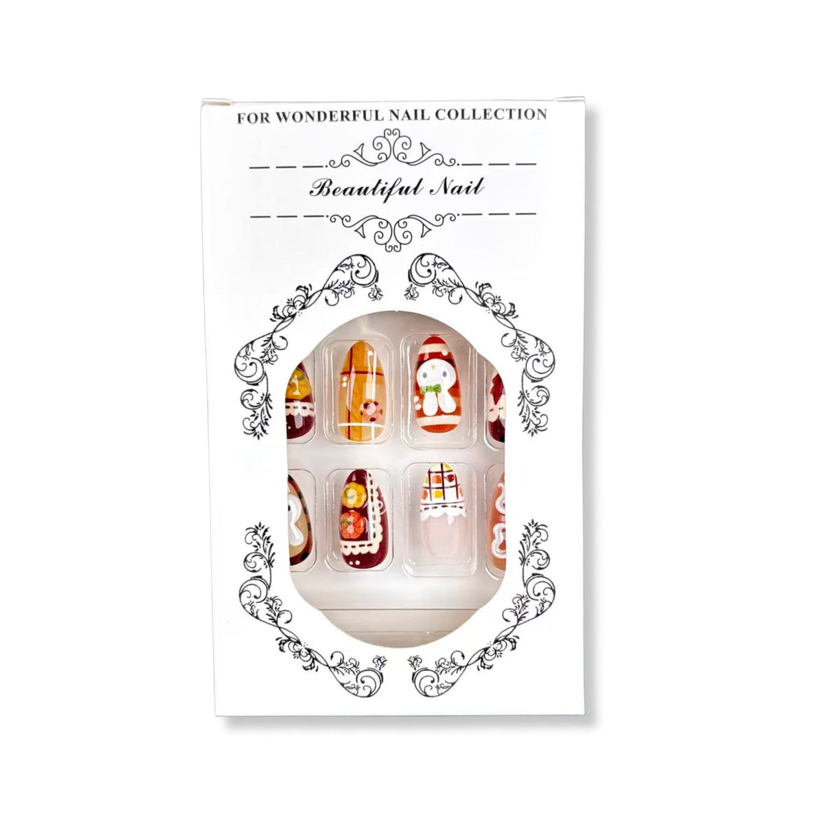 Festive Decorative Press-On Nail Art Set — product view 4