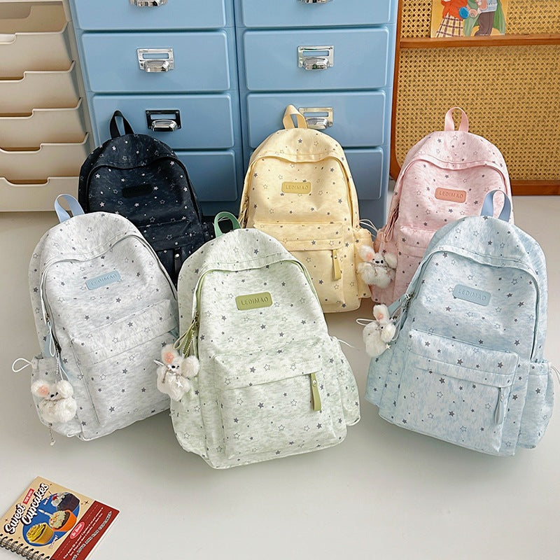 Star-Patterned Casual Backpack LoungeYard 1791205141 — product view 4