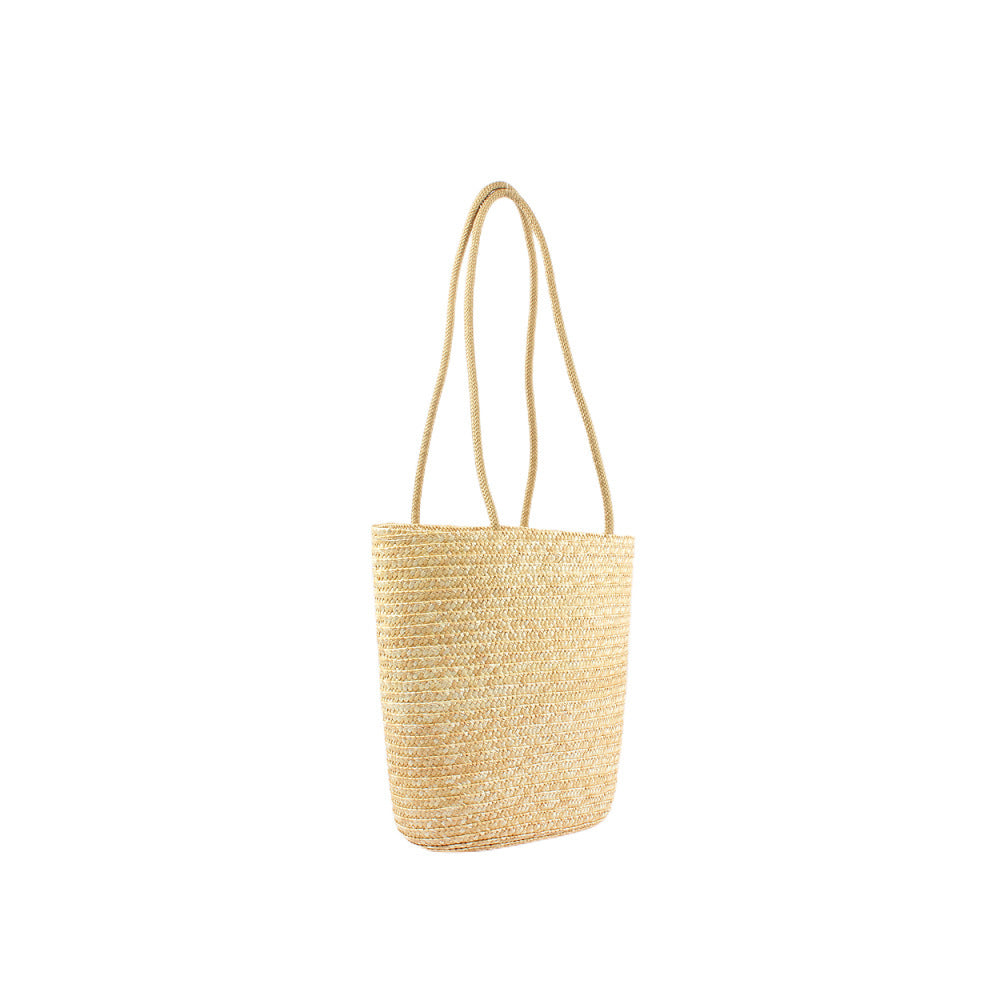 Spacious basket bag with pocket LoungeYard — product view 3