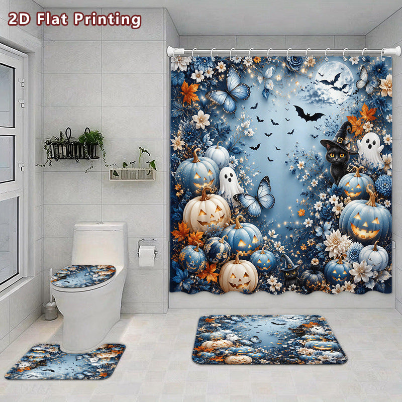 Halloween-Themed Bathroom Set Bowlift — product view 2