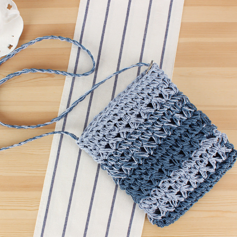 Handbag Made of Braided Natural Material with Unique Structure Design LoungeYard — product view 1