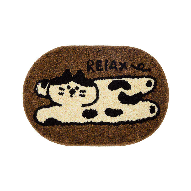 Playful Animal-Themed Bath Mat Bowlift — product view 3