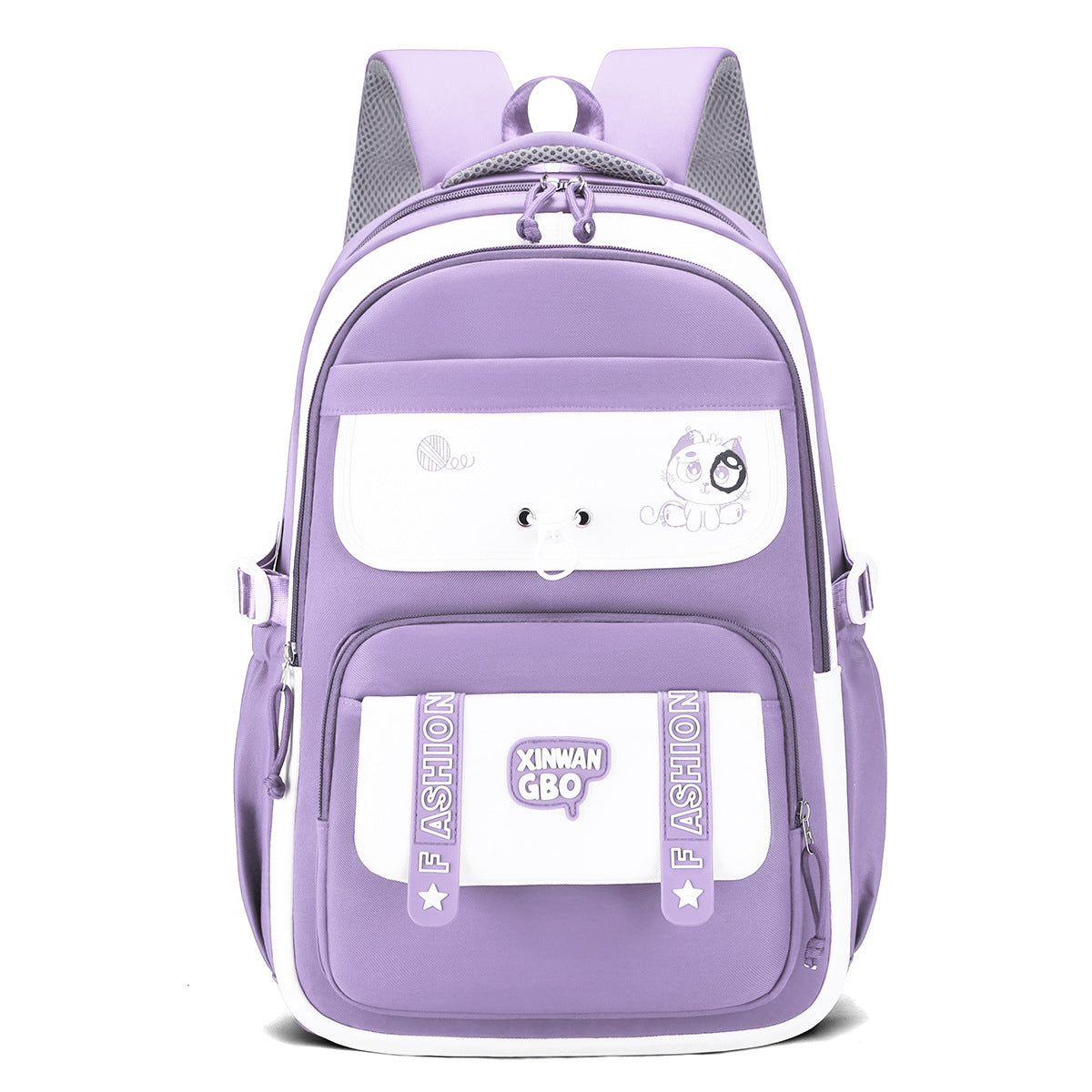 Cute Cartoon-Themed School Backpack — product view 1
