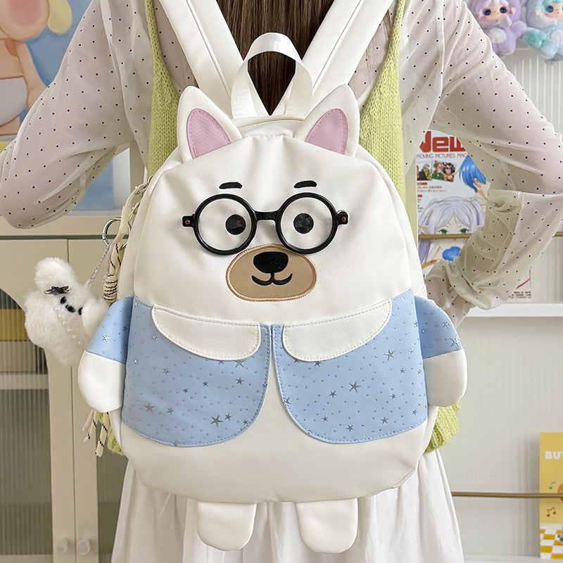 Cartoon-Themed Cute Bear Backpack LoungeYard — product view 1