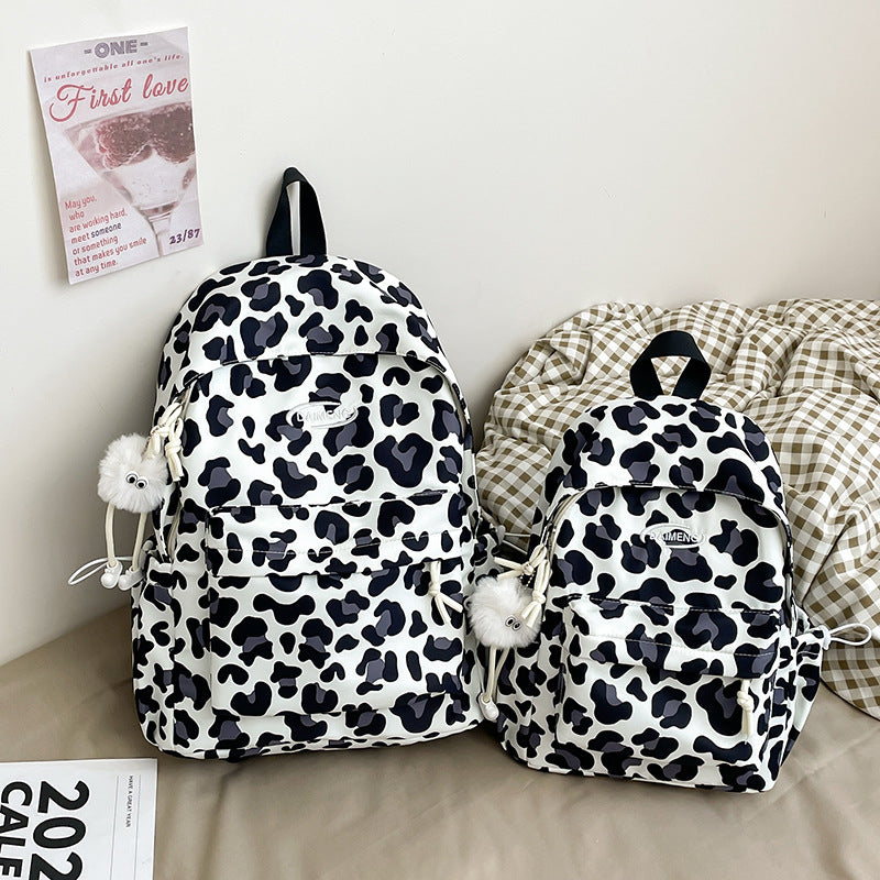 Stylish Cheetah Print Backpack — product view 2