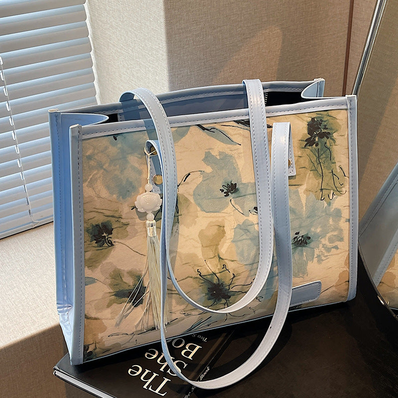 Elegant Floral Pattern Handbag — product view 4