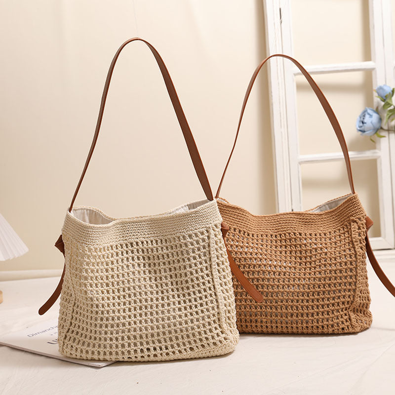Handcrafted Cowhide Shoulder Bag LoungeYard — product view 2