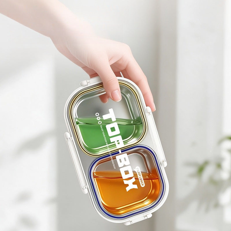 Triple-Compartment Food Storage Container — product view 4