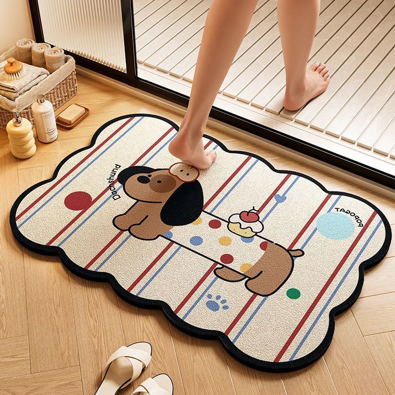 Cute Dachshund Bath Mat — product view 1