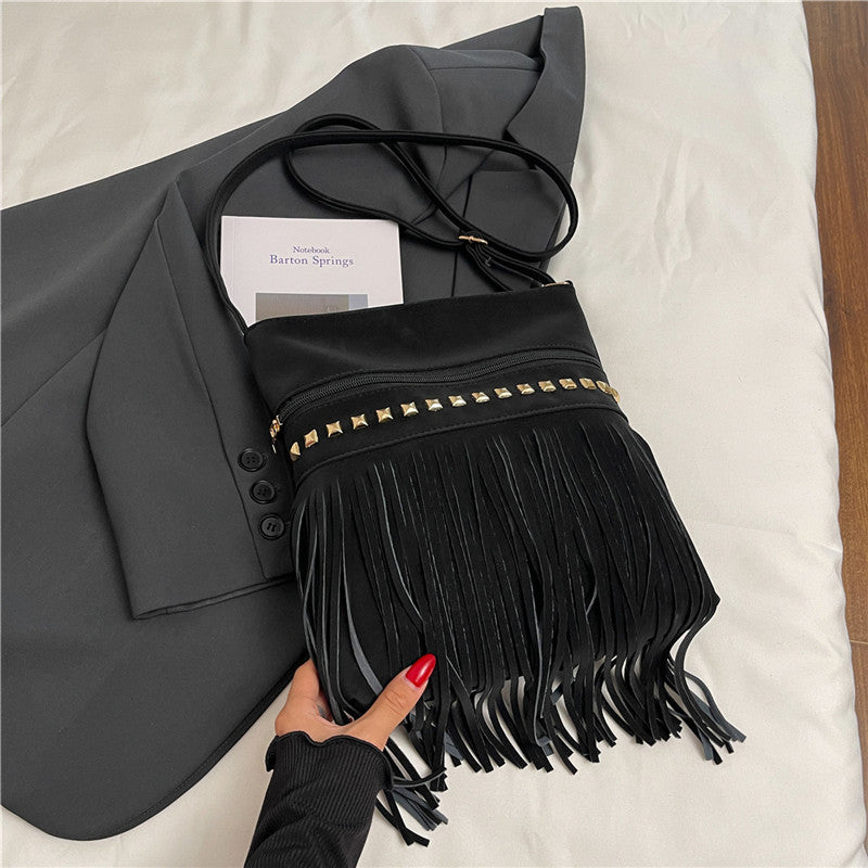 Stylish Fringe Crossbody Bag LoungeYard — product view 7