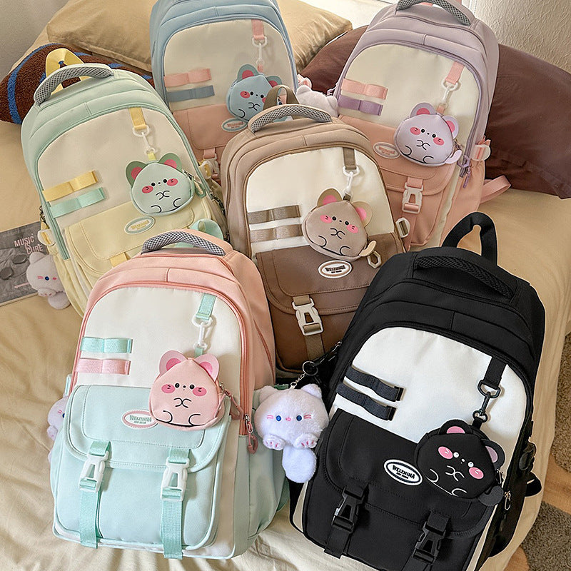 Cute Animal-Themed School Backpack LoungeYard — product view 4