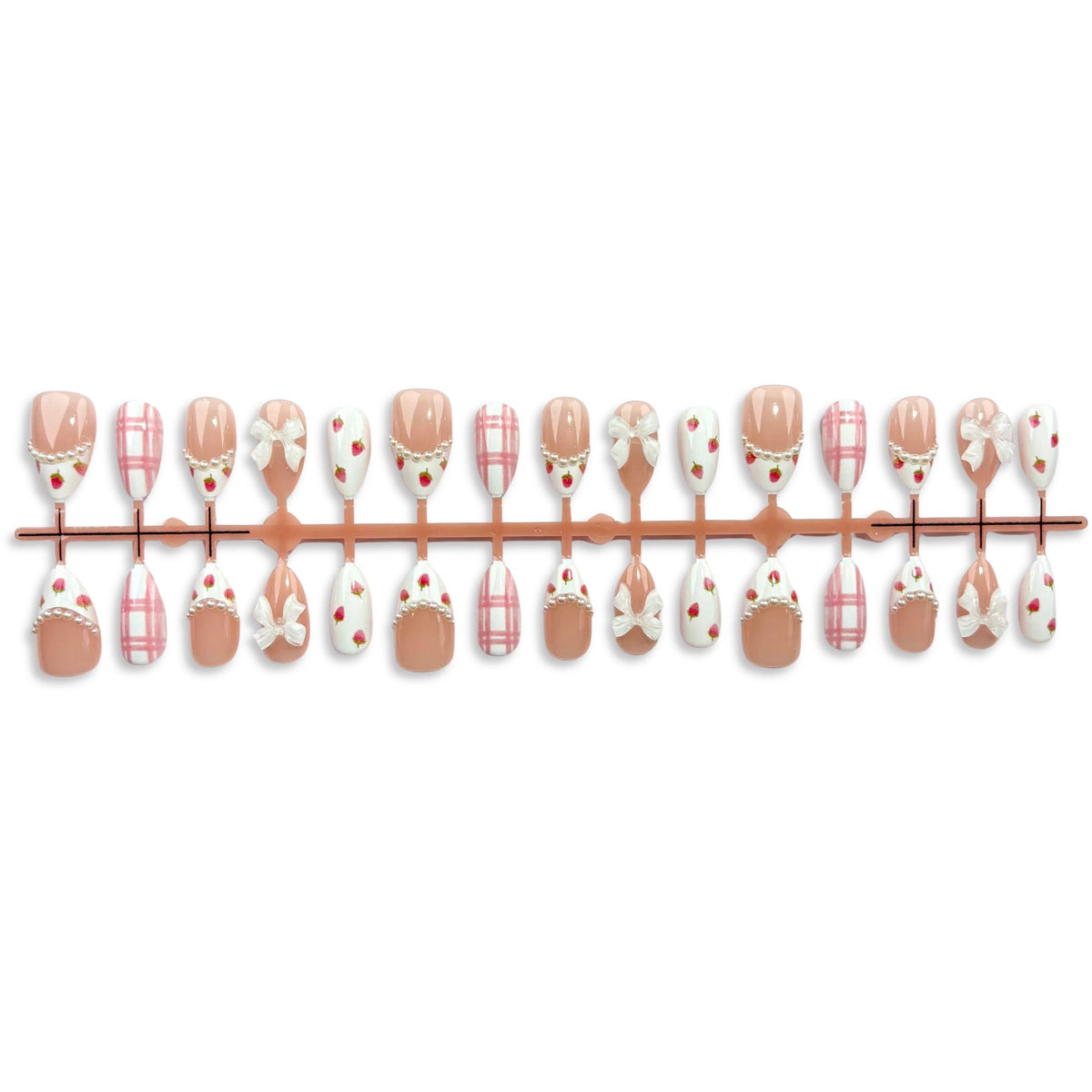 Elegant Decorative Press-On Nail Set 1790746208 — product view 5