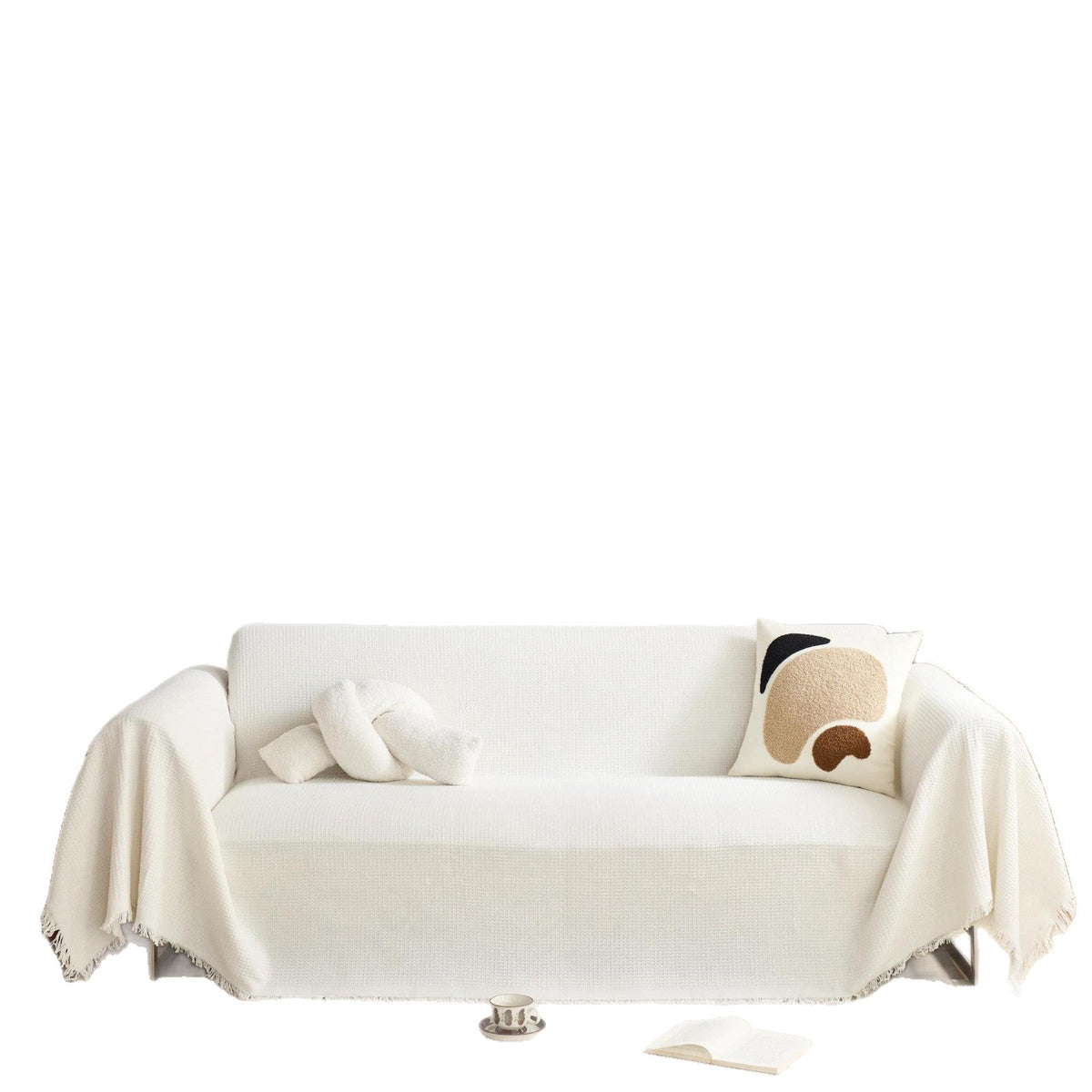 Textured Woven Sofa Blanket — product view 3