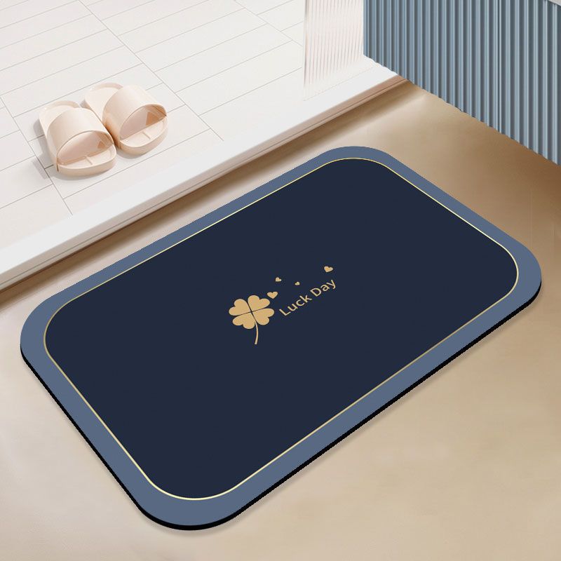 Luck-Inspired Decorative Bath Mat — product view 3